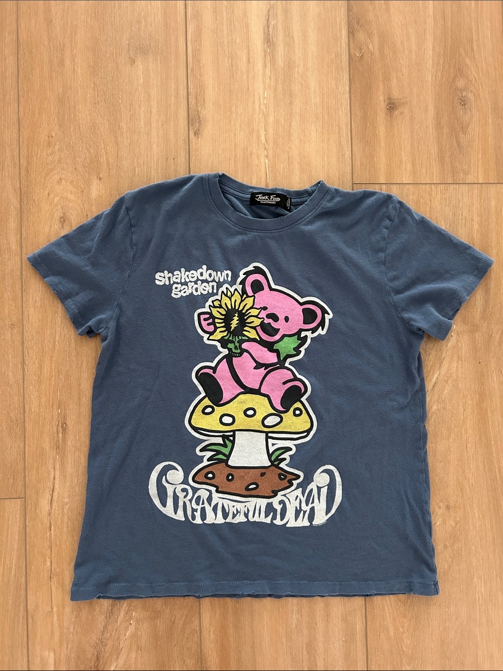 Like new - JUNK FOOD ClOTHING Grateful Dead ‘Shakedown Garden’ Graphic Tee